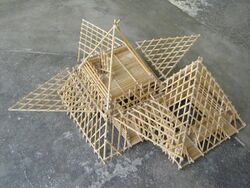 Miniature pioneering pyramid model, 2001.jpg