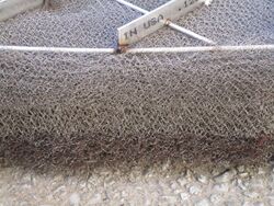 Alloy 20 mesh or demister pad used in sulfuric acid production.