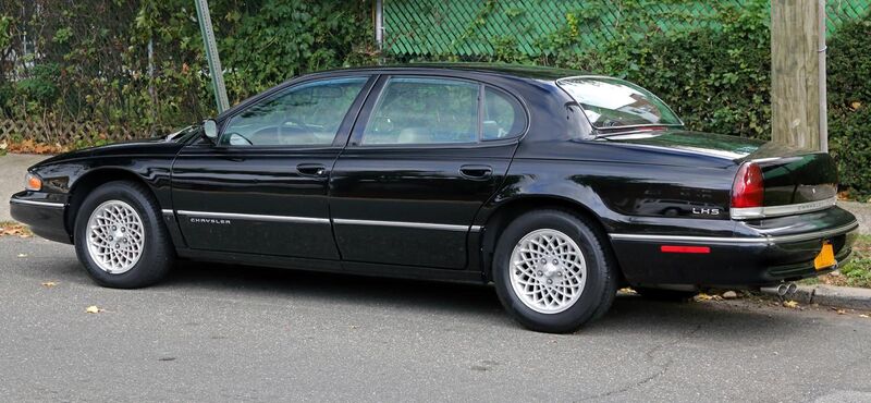 File:1997 Chrysler LHS, rear left side.jpg