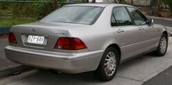 1998 Honda Legend (KA9) sedan (rear).jpg