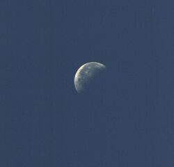 The Moon in partial phase