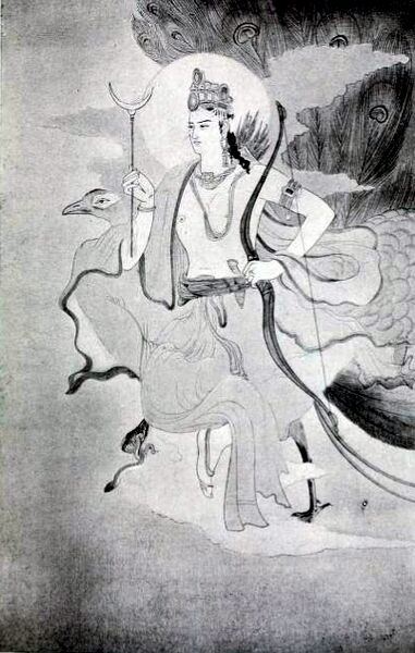 File:Kartikeya War of God by Surendra Nath Ganguly 1913.jpg