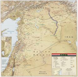 Khabur River in Syria 2004 CIA map.jpg