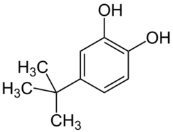 Tert-butylcatechol Structural Formula V1.svg