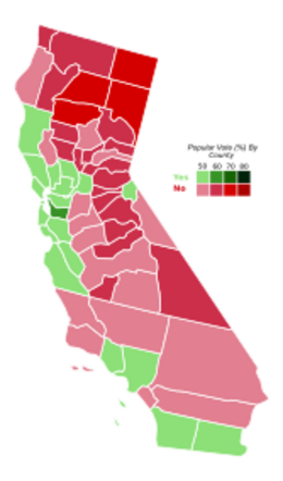 2020 California Proposition 14 results map by county.svg