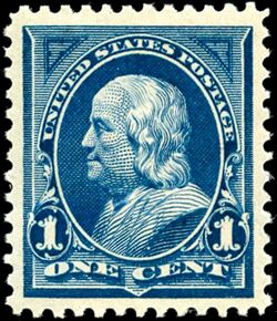 Benjamin Franklin2 1895 Issue-1c.jpg