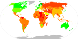 Countries by Corruption Perceptions Index (2022).svg
