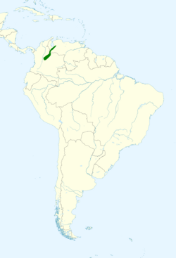 Cyanolyca armillata map.svg