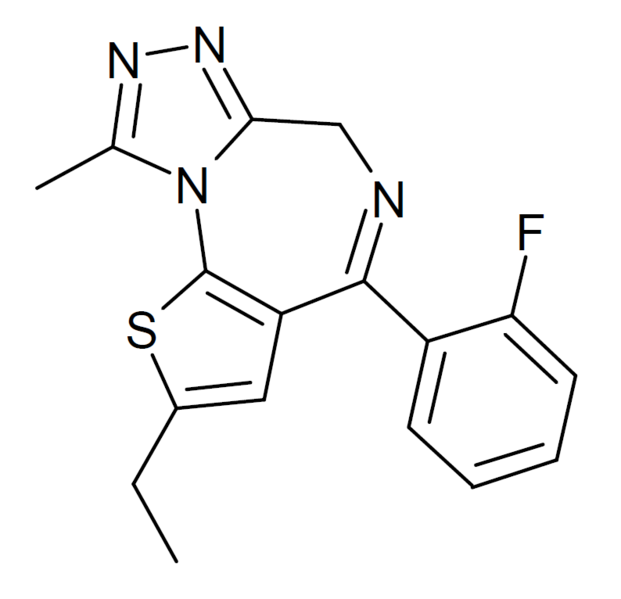 File:Fluetizolam structure.png