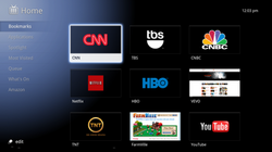 Google TV bookmarks screenshot.png