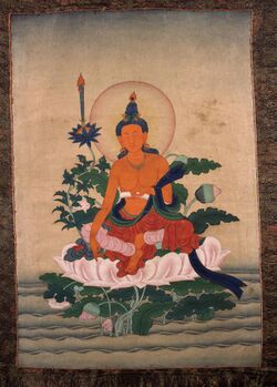 Situ Panchen. Manjushri. From Painting Set of Eight Great Bodhisattvas (Palpung) 18th century Rubin Museum of Art.jpg