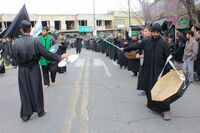 Tasu'a Mourning-Shia muslim in qom عزاداری روز تاسوعا در قم 17.jpg