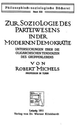 Title page of Political Parties by Robert Michels.jpg