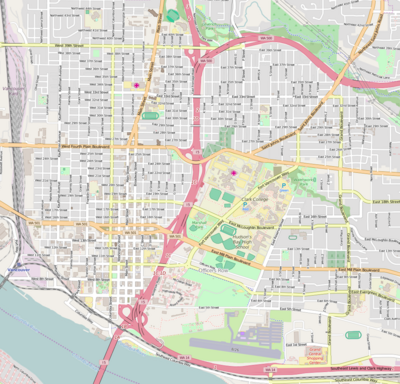 Vancouver, Washington - OpenStreetMap.png