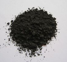 Powder of zirconium carbide