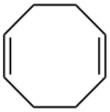 Skeletal formula of 1,5-cyclooctadiene