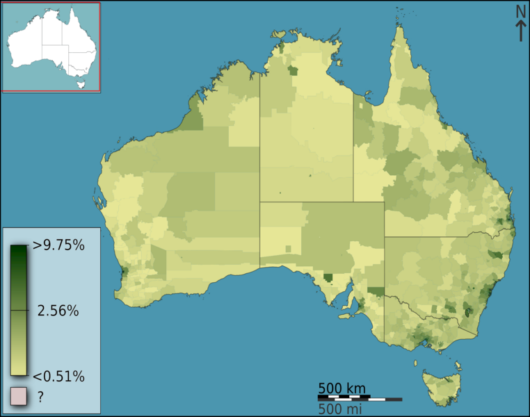 File:Australian Census 2011 demographic map - Australia by SLA - BCP field 2865 University or other Tertiary Institution Total Persons.svg