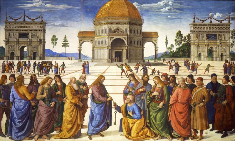 File:Entrega de las llaves a San Pedro (Perugino).jpg