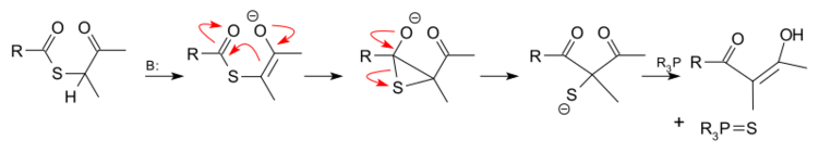 Eschenmoser sulfur contraction mechanism