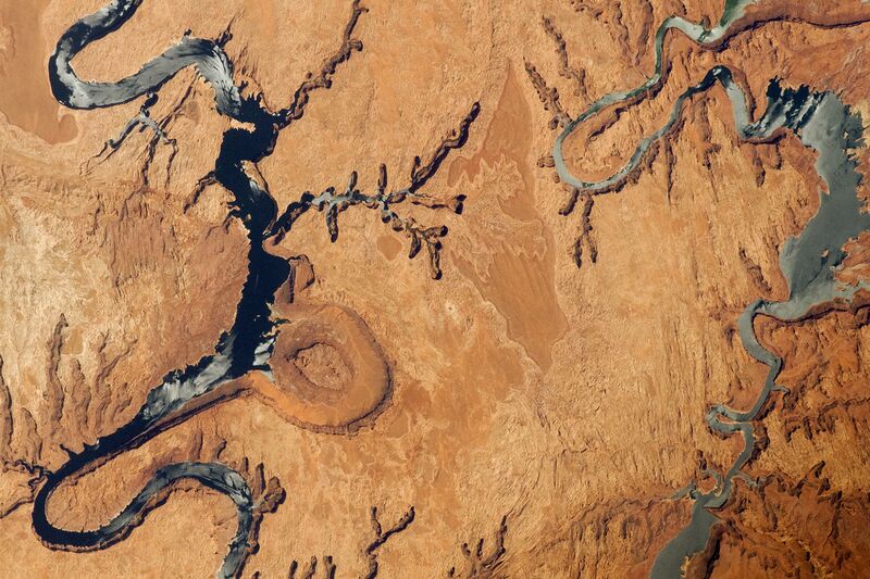 File:Lake Powell and The Rincon, Utah - NASA Earth Observatory.jpg