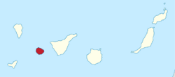 Spain Canary Islands location map La Gomera.svg
