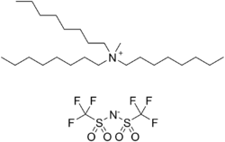Trioctylmethylammonium bis(trifluoromethylsulfonyl)imide.png
