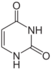 Chemical structure of uracil