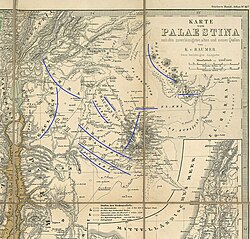 02-Map of Palestine K-v-Raumer 1868 - beni israel hermije---pal1110-copyright by jewish national library.jpg