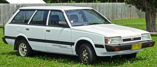 1994 Subaru L Series Deluxe Sportswagon station wagon (2011-10-23) 01.jpg