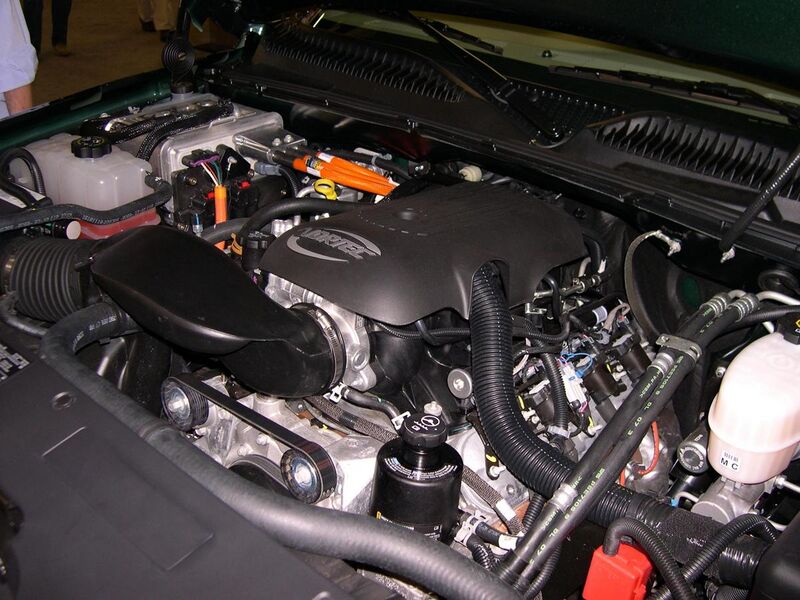 File:2006 GMC Sierra Hybrid engine.jpg