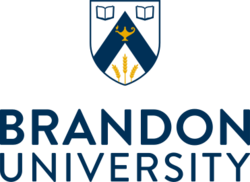 2014 Brandon University vertical logo in RGB.svg