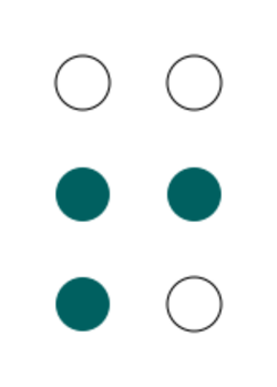 Braille ExclamationPoint colored.svg