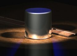 Computer-generated image of a small cylinder