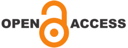 Open Access logo with dark text for contrast, on transparent background