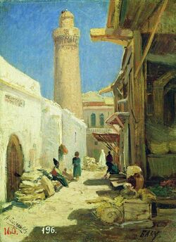 Баку. Улица в полдень. 1861.jpg