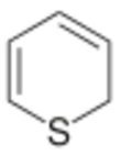 Skeletal formula of 2H-Thiopyran