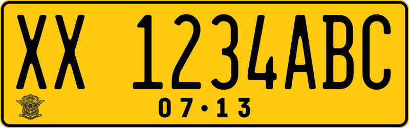 File:2008 indonesian plate yellow.png