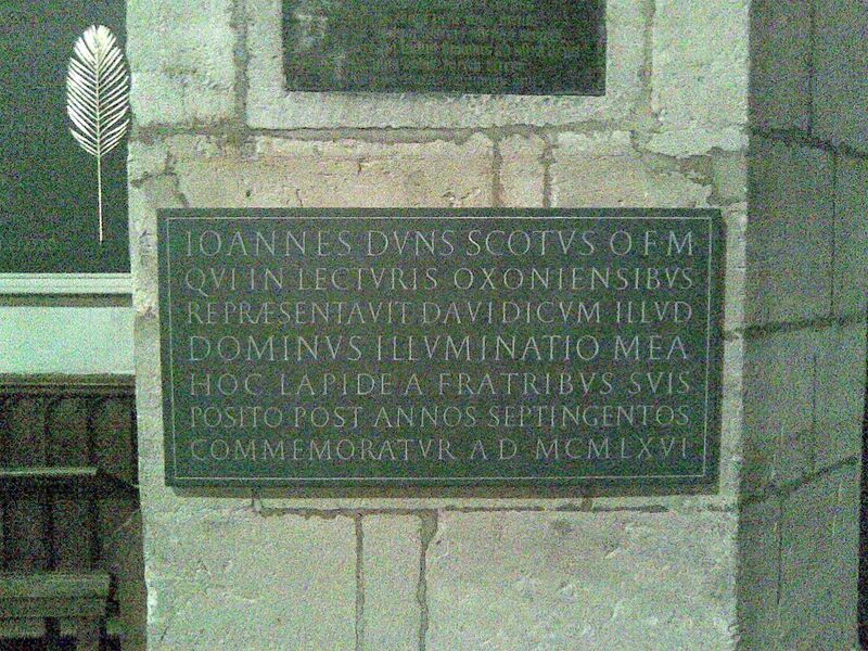 File:Duns Scotus plaque University Church Oxford.jpg