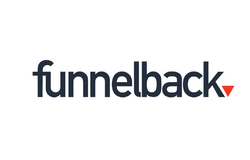 Funnelback's logo, revised in February 2015, removes references to the parent company, Squiz.