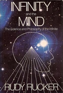 Infinity and the Mind (Rudy Rucker book) cover.jpg