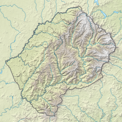 Location map/data/Lesotho is located in Lesotho