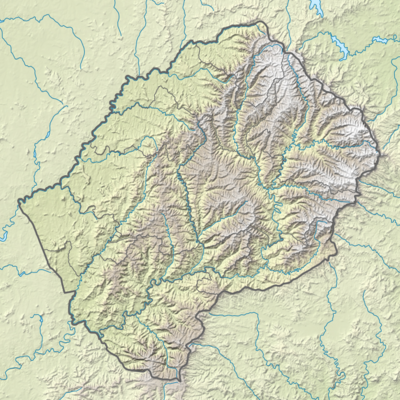 Lesotho rel location map.svg