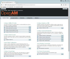 OpenAM Community Admin Console.png