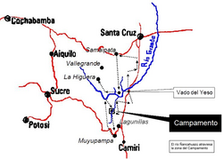 Ruta del Che - Bolivia - 1967.png