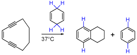 Scheme 2. Bergman reaction of cyclodeca-3-ene-1,5-diyne