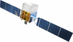 Fermi Gamma-ray Space Telescope spacecraft model.png