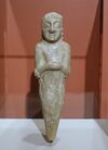 Goddess Shul-utul, foundation peg, 'Ur-Nanshe, King of Lagash, son of Gunidu, built the shrine Girsu', probably Girsu, Tell Telloh, Iraq, mid 3rd millenium BC - Harvard Semitic Museum - Cambridge, MA - DSC06074.jpg