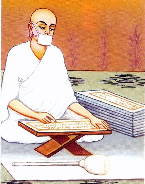 File:Jain Sthanakvasi monk.jpg