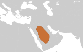 Map showing approximate extent of the Kingdom of Kinda, c. 500 CE