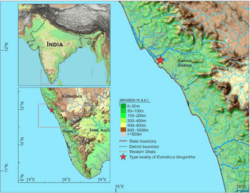 Map showing the type locality of Eurindicus bhugarbha.png